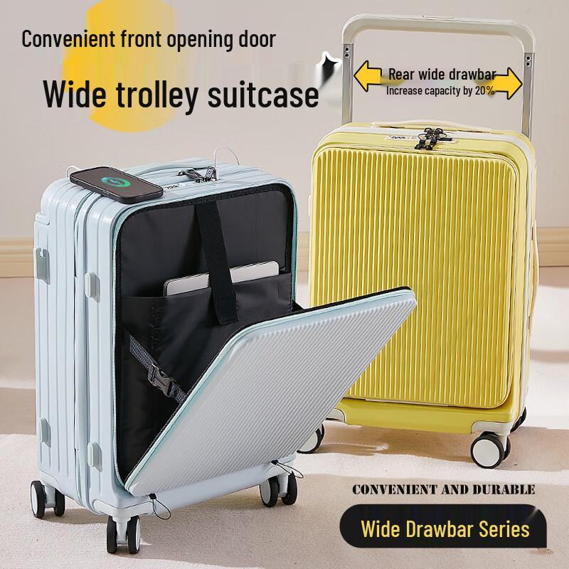 Chang Baosen Front-Opening Wide-Handle Multi-functional Travel Luggage