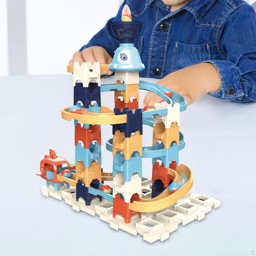Race Track Building Blocks Set Construction Kit DIY Playset Gift Preschool Toy Educational Stem
