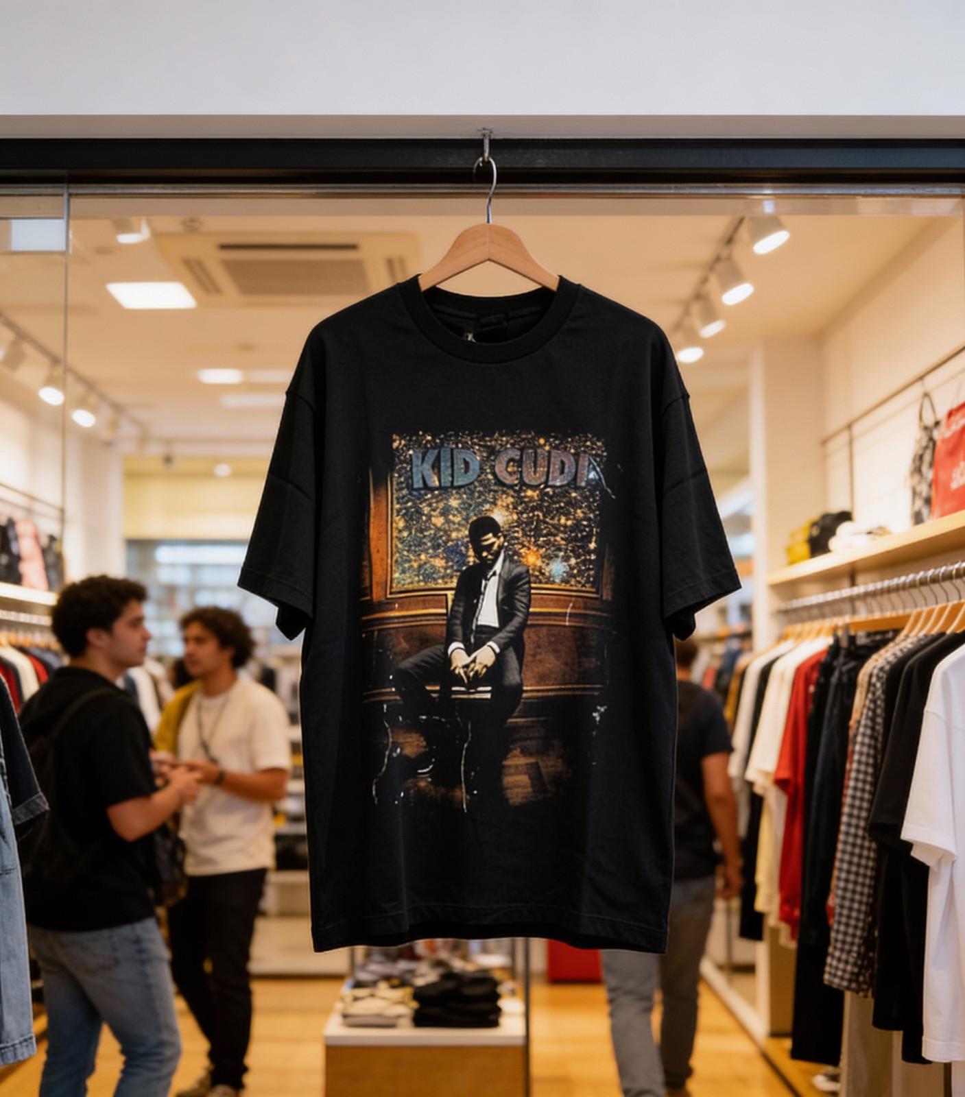 Rare Kid Cudi Man on the Moon All Over T-shirt S to 5XL XXXXL