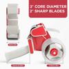 Heavy Duty Roller Tape Dispenser 7.5cm Width Roller Tape Cutter Sealing Tape Holder  Stationery
