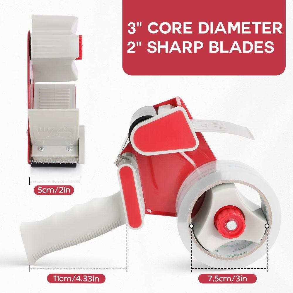 7.5cm Width Roller Tape Dispenser Comfortable Handle Roller Tape Cutter  Stationery