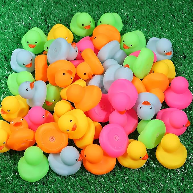 Compact size High-Quality Rubber High-Quality Duck High-Quality Beach High-Quality Play High-Quality Toy, Multi-Color High-Quality Bath High-Quality