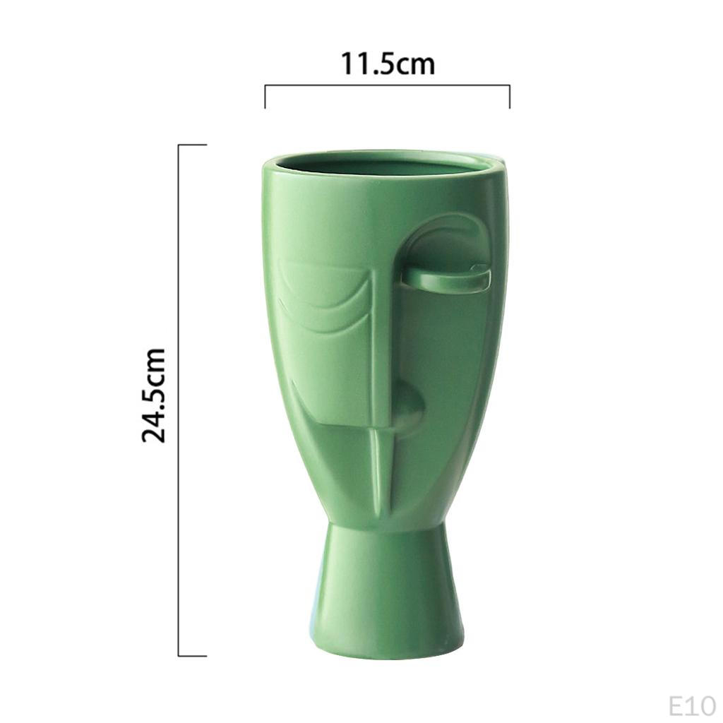 Vase, Head and Center Piece Flower Decorative Bud Vase Modern Ceramic Planter