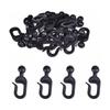20pcs Plastic Mosquito Netting Rings Rustproof Hook Accessories Durability Curtain Hooks  Tent