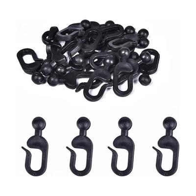 20 stuks Roestvrije Gordijnhaken Soepel Glijdende Haakaccessoires Muskietennetringen Tent