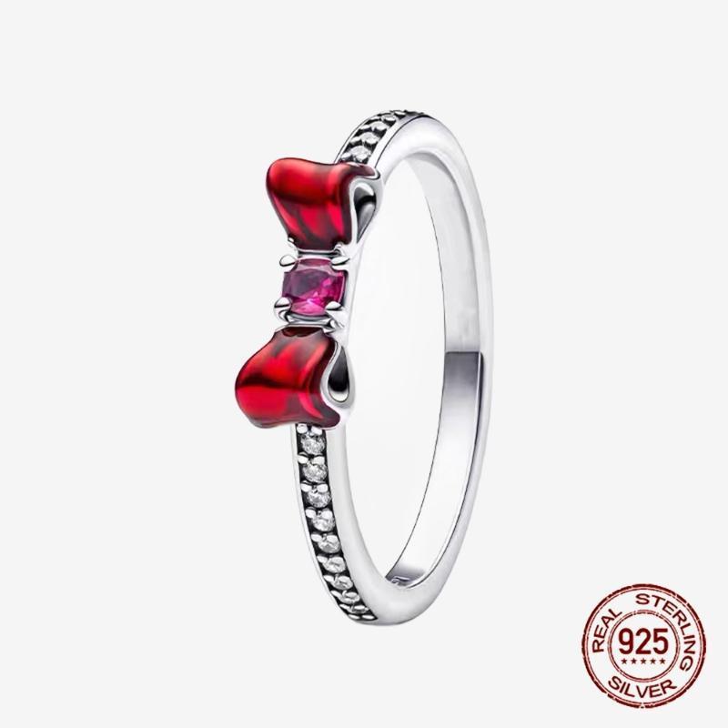 925 Sterling Silver Open Ring Style  Paved Heart Butterfly Flower Colorful Gemstone Ring For Women Daily Wear Jewelry Gift 2026