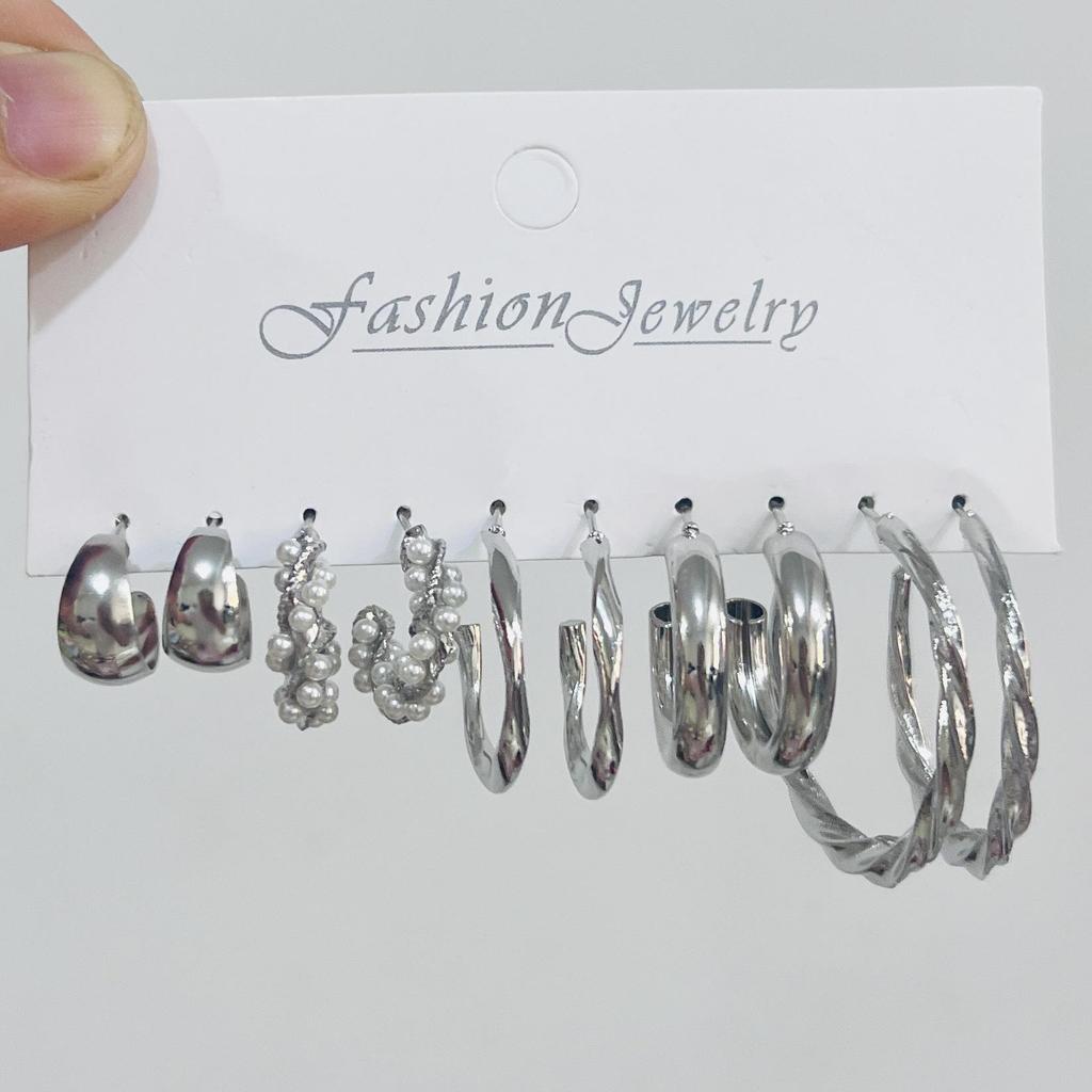 XP17 Perlenohrring-Set - Trendig und modisch