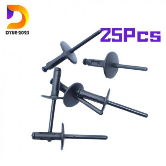 Plastic 25 Pcs Car Pop Blind Rivets Bumper Fender Door Sill Wheel Arches for BMW