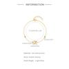 Wind Commuting Simple Wear S925 Sterling Silver Double Ring Luck Simple Bracelet Bracelet Bracelet
