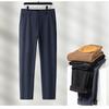 Men's Thickened Loose Fit Straight-Leg Suit Trousers
