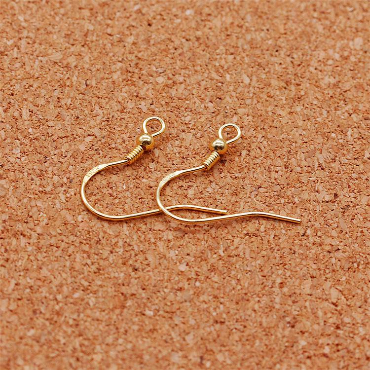 925 Sterling Silver Ear Hooks: Handmade Dangle Earrings with Pearls, DIY Jewelry Findings for Women
