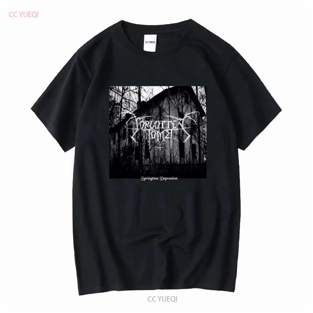 Forgotten Tomb Springtime Depression Black T Shirt Fullsize S 5XL long or short sleeves vintage Washed Breathable Soft