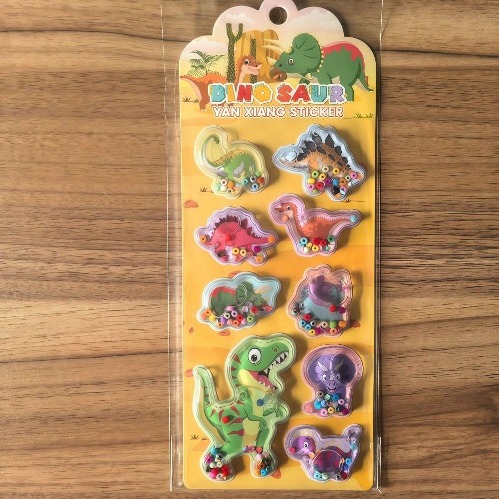 Water Cup Decoration Sparkly Dino Decor Decals DIY Decoration Sticker  DIY Crafts