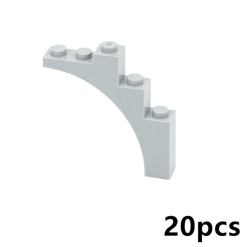 MOC Building Blocks Arch 1x5x4 Curved Brick Technical Changeover Catch Compatible with 2339 14395 76768 Educational DIY Toys
