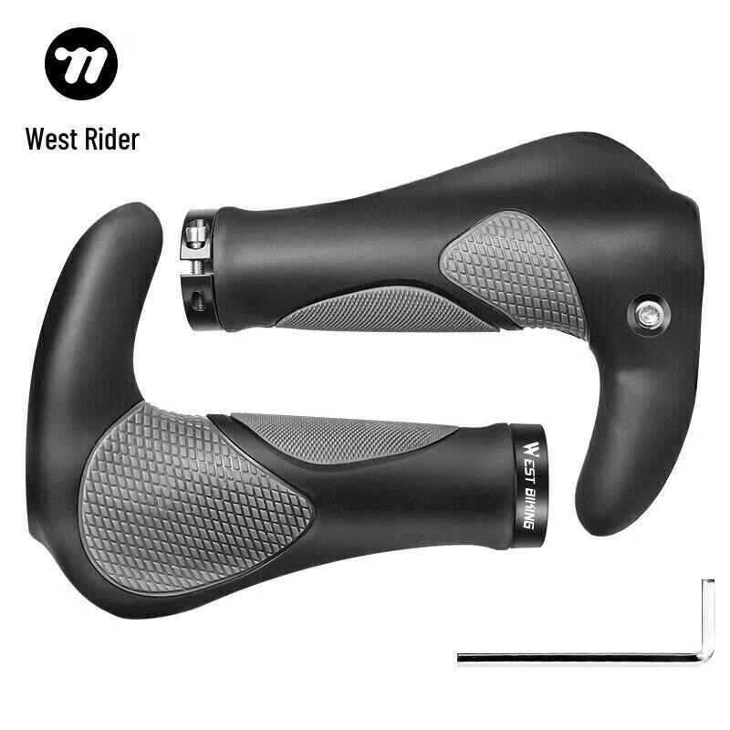 Велосипедные грипсы WestBiking с заглушками