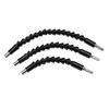 200-300mm Hexagonal Handle Black Soft Shaft Hand Drill Screwdriver Head Universal Joint Extend Connect Rod Power Tool Accessory