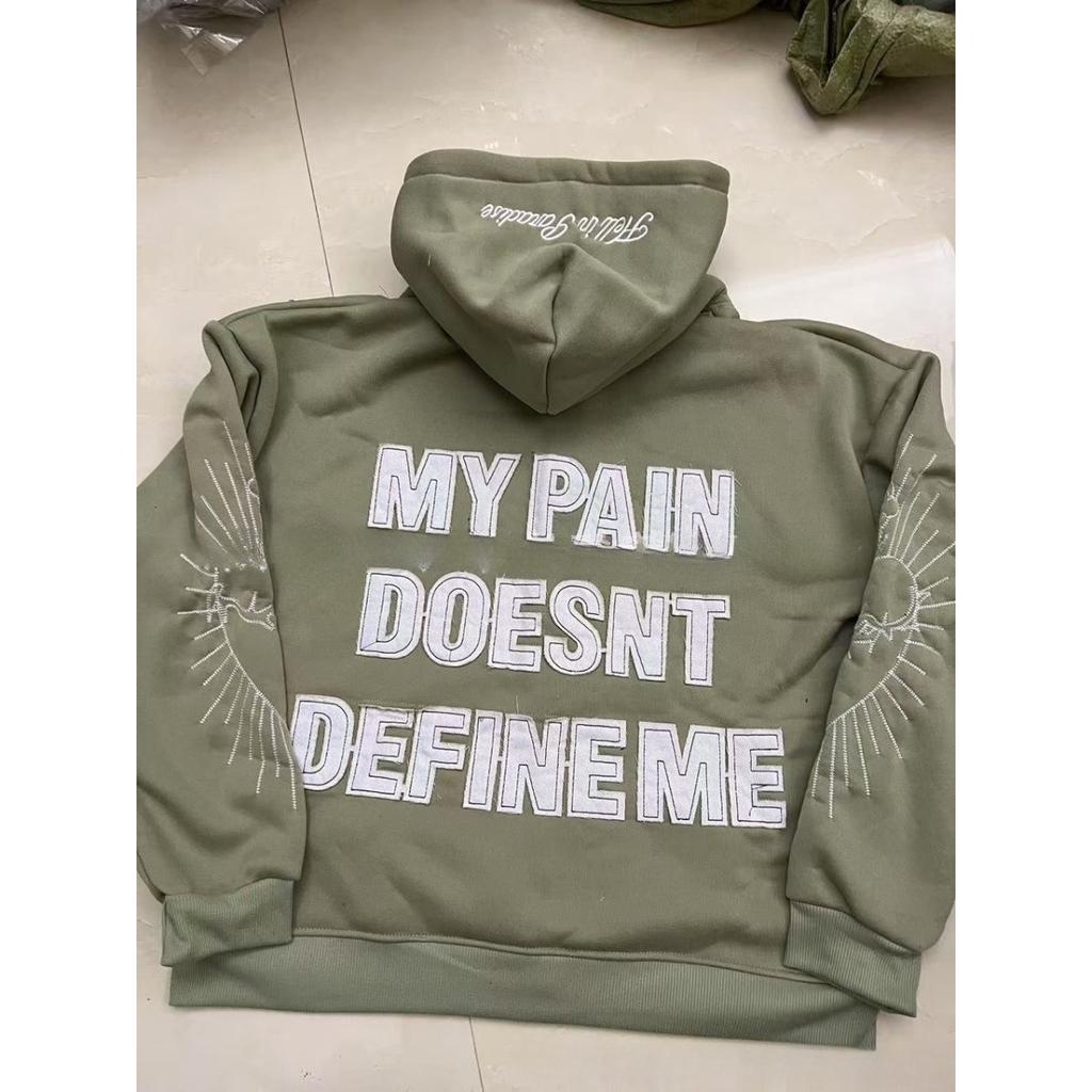 BeatStreet Harajuku Y2K New Fleece Thickened Goth Print Zipper Hoodie Women Street Hip Hop Joker Loose Sweatshirt Couple Casual Punk Hoodie