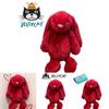 Jellycat Red Bonnie Bunny Plush Toy With Short Fur For Kids And Collectors