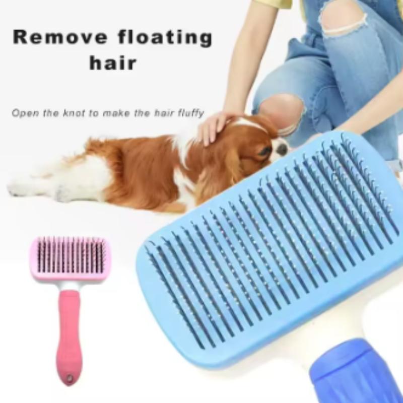 Pet Hair Remover Brush for Dogs And Cats Long Hair Grooming Comb Bath Cleaning Brush Essential Pet Supplies