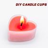 10Pcs Candle Making Supplies Candle Mold Heat-Resistant Candle Wicks Tealight Cups Holders  Wedding