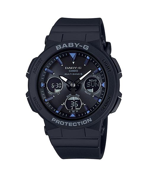

Casio Men s Resin 100M Water Resistant Analog Shock Resistant Quartz Watch BGA-2500-1A чёрный