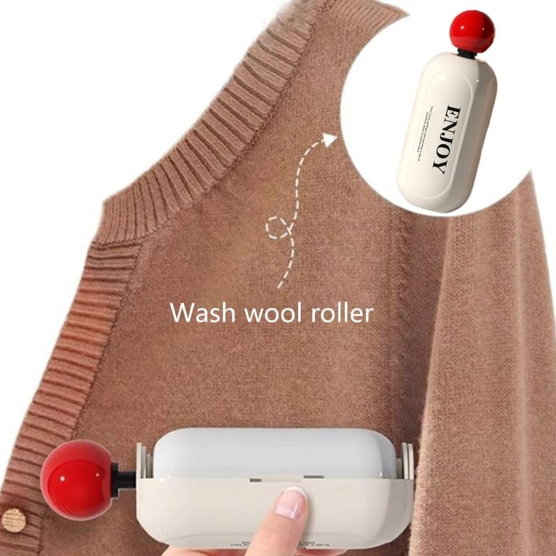 Pet Roller Hair Remover Balling Washable and Reusable Stickys Portable Lints Roller Balling Cats and Dog Hair Removal
