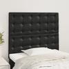 VidaXL Headboards 2 Pcs Black 80x5x78-88 Cm Faux Leather3116404