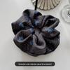 Women's High Elasticity Striped Bow Scrunchie - Durable and Versatile Hair Accessory.