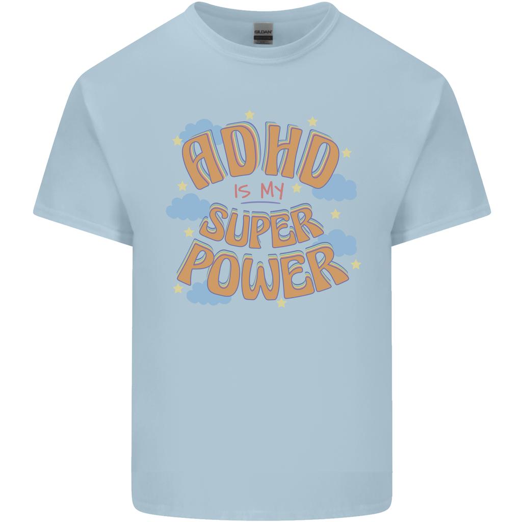 ADHD Is My Superpower Unisexs Light Cotton TShirt