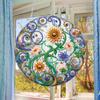 DIY Diamond Painting Suncatcher Art Pendant Colorful Diamond Drawing Hanging Ornament Crystal Painting Ornaments for  Home Decor