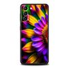 Summer Daisy Sunflower Floral Flower Case for Samsung Galaxy S24 S23 S22 S20 S21 FE Ultra S24 S23 S10 S10E S9 Plus Phone Cover
