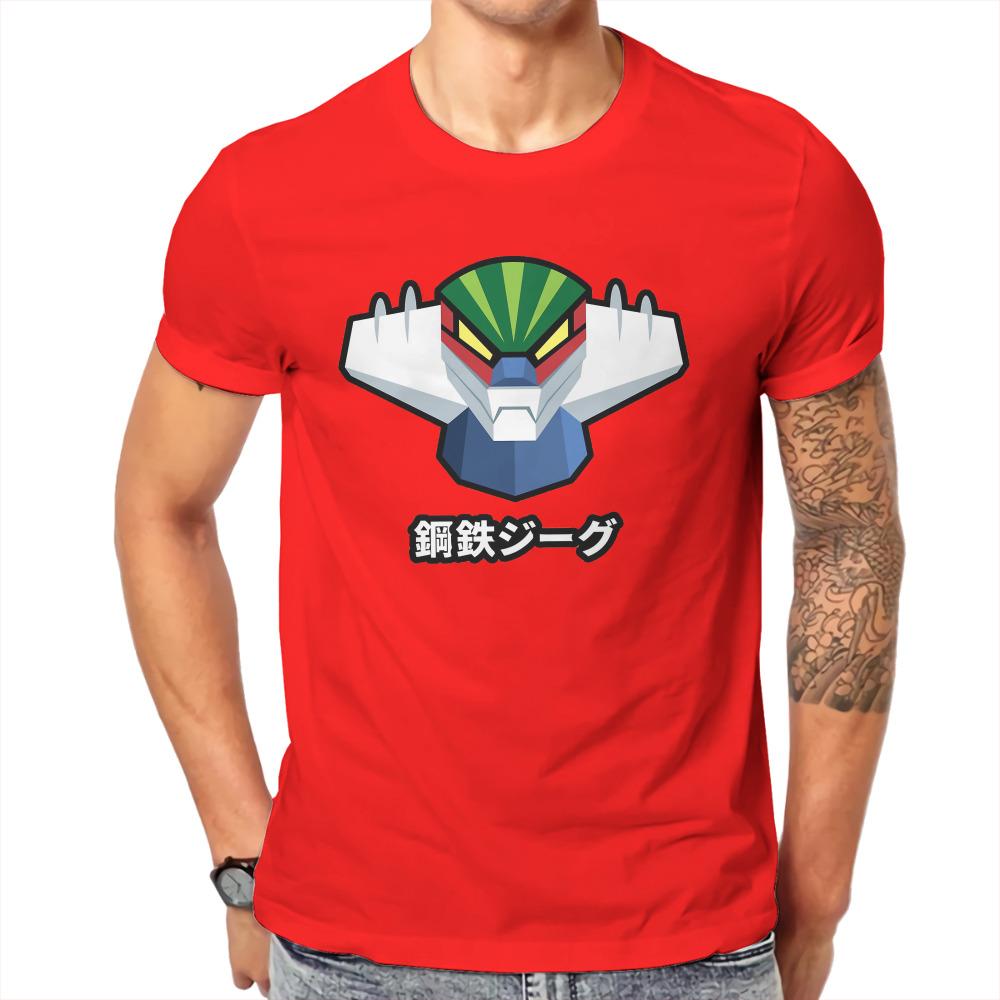 ZX Kotetsu Jeeg Roboter T-Shirt Klassisch Punk Sommer Baumwolle Herren T-Shirts Harajuku Rundhals T-Shirt