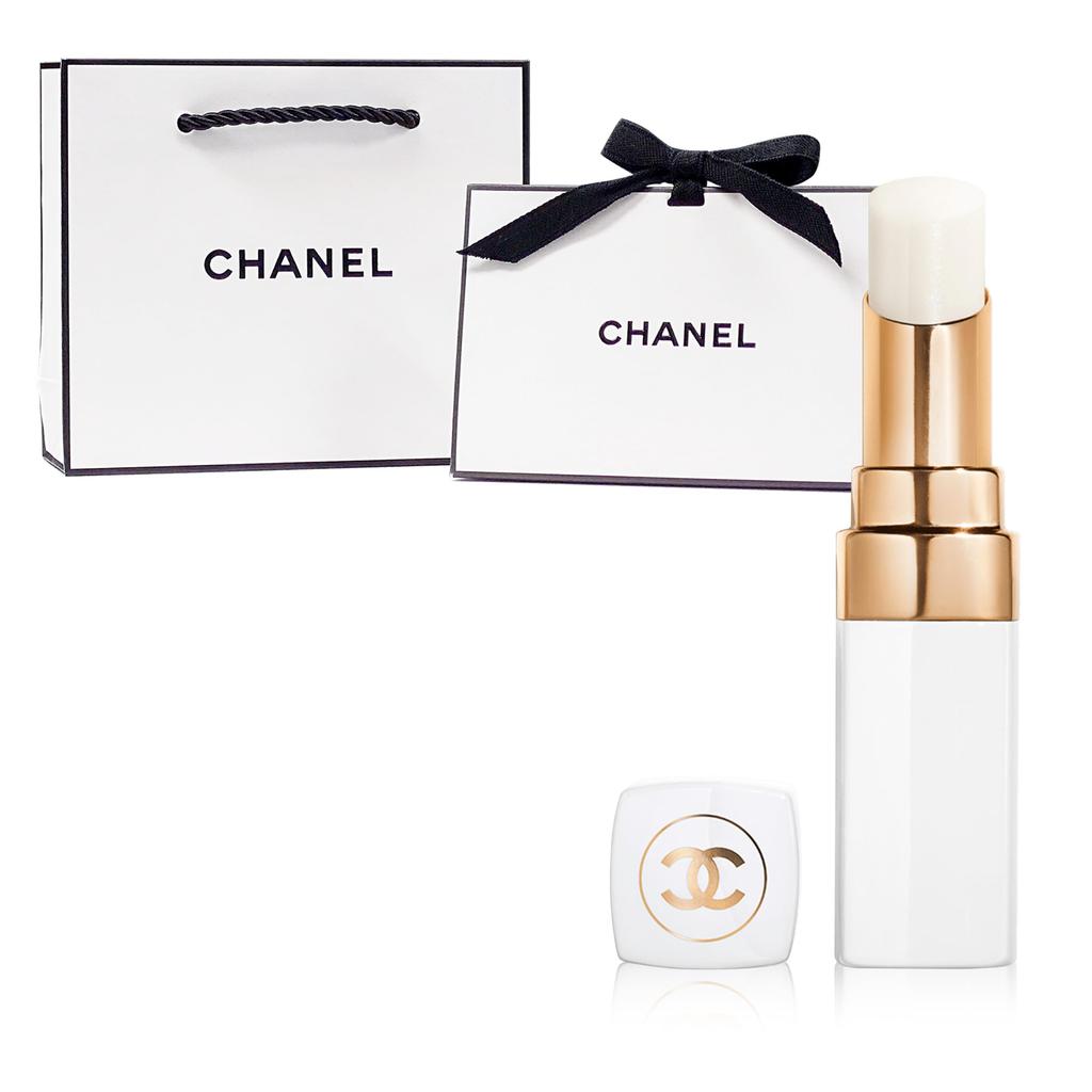 CHANEL Rouge Coco Baume Lip Balm Dreamy White Cosmetics Birthday Gift with Shopper and Gift Box #912