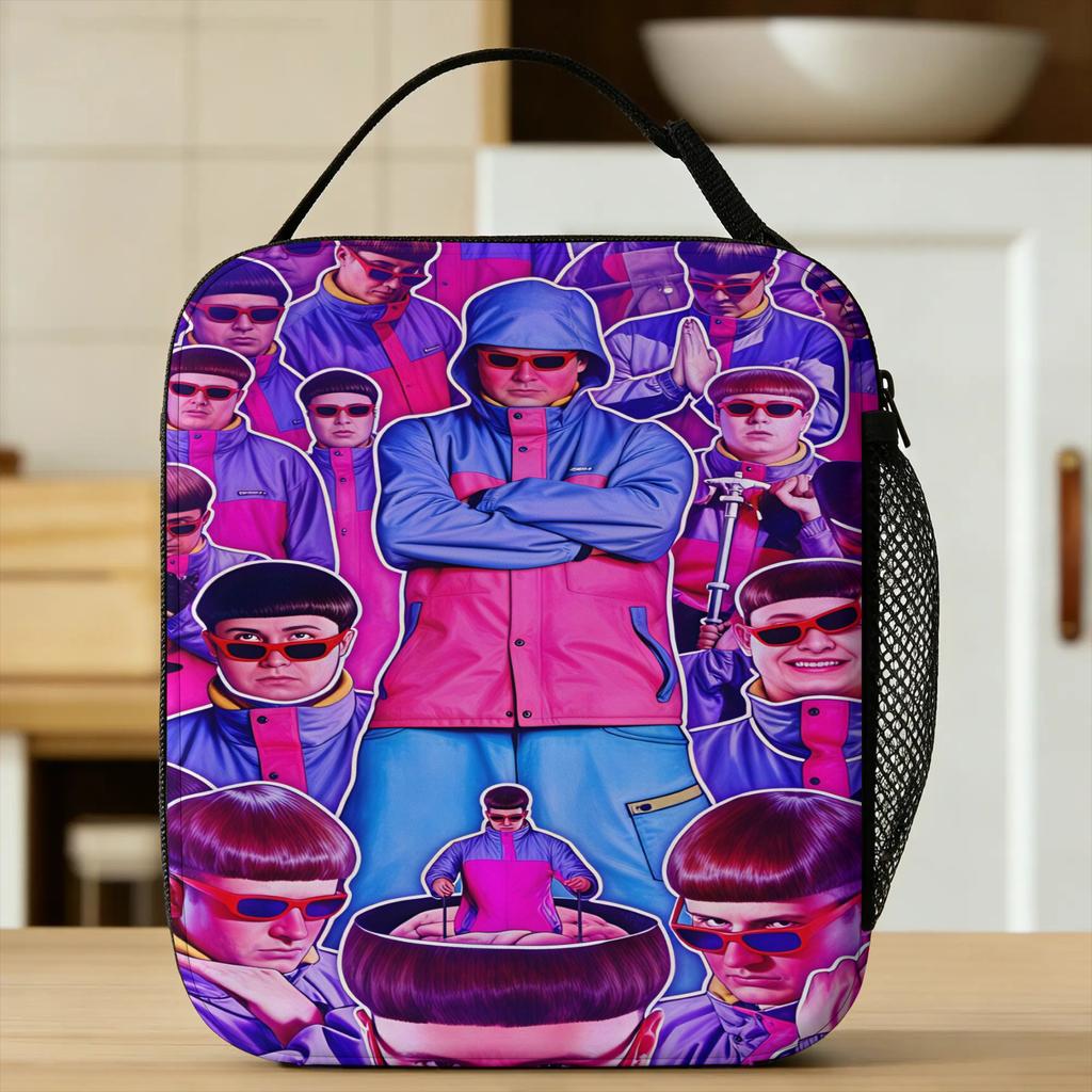 Oliver Tree Lunch Bag Retro Lunch Box For Child Picnic Portable Cooler Bag Oxford Designer Thermal Lunch Bags
