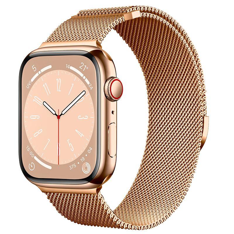 

S9 Watch Nice Metal Magnetic Apple [Gold] thickness wrist Neutral iwatch 3/2/1(38mm)