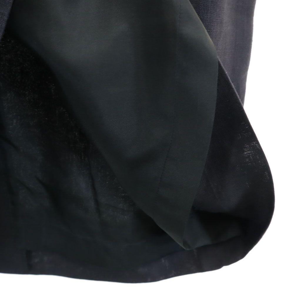 Salvatore Ferragamo made in Italy Midi length linen Tight Skirt 40 Navy Women Used