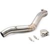 Motorcycle Exhaust Middle Link Pipe Muffler Sistemas De Escape Motorcycle Exhaust For Benelli TRK502 TRK 502 502C 502X
