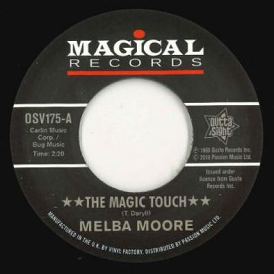 Disque 7 pouces MELBA MOORE / MAXINE BROWN - Magic Touch / It's Torture OSV175 Magique 1986 UK Soul/Funk