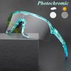Pochromische Sonnenbrille für Herren Damen Outdoor-Sportbrille Baseball Radfahren Laufen MTB Fahrrad Fahrradbrille mit Box