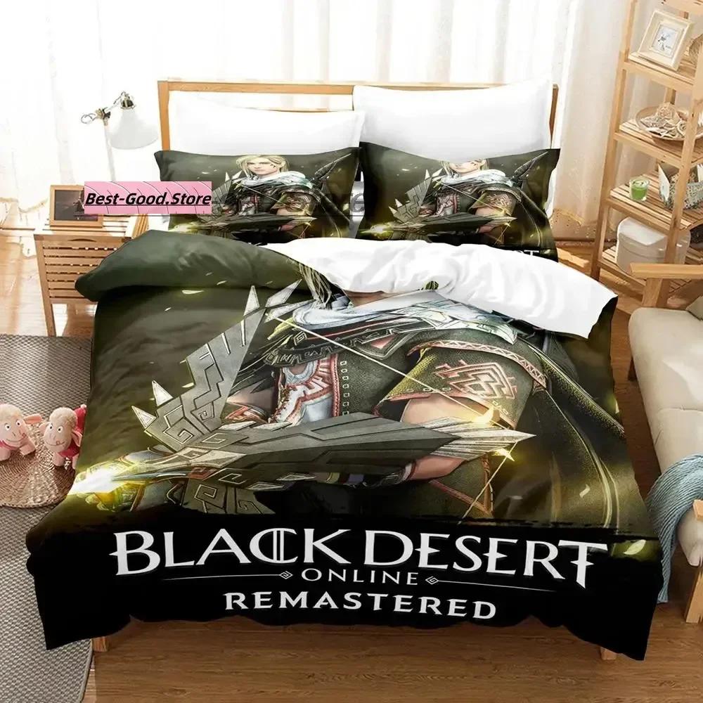 Game Black Desert Beding Set Single Twin Ful Quen King-Sized Dimensionsd Dimensions Bed Linen Set Aldult Kid Bedrom Duvetcover Sets Anime Bed Shet Set