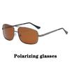 New Polarized Sunglasses Mens/Women Driving Mirror Sun Glasses Metal Frame Goggles UV400 Anti-Glare Sunglasses