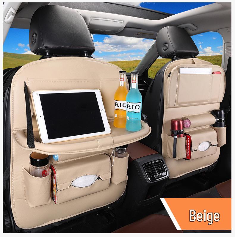 Waterproof Leather Car Seat Back Storage Pocket