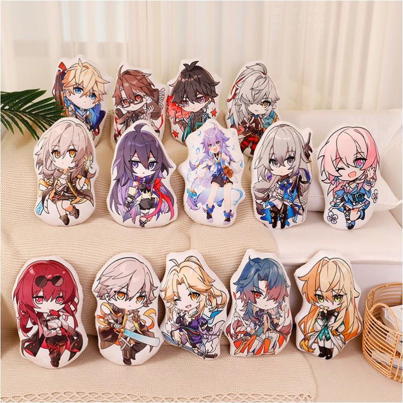 Honkai Star Rail Plush Dolls Throw Pillow Comfortable And Soft Fabric Perfect Gift For Game Fans