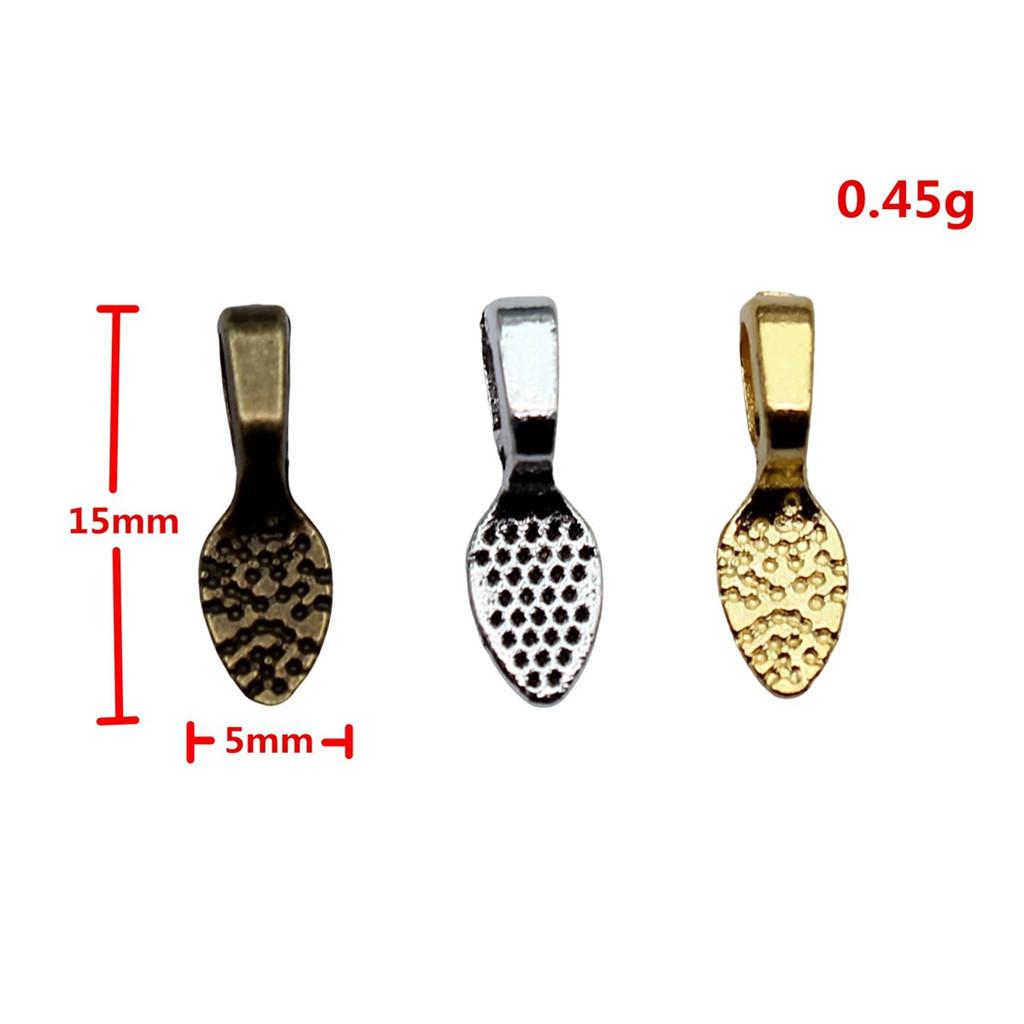 Multi Color Glue On Pad Bails Components For Resin Jewelry Projects Alloy