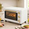 Mini Oven 21L Countertop Electric Grill Adjustable Temp 1400W White