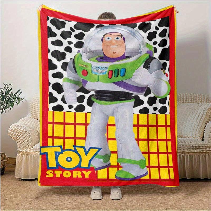 1 pezzo, Coperta di Toy Story Buzz Lightyear Space Ranger Arredo Casa, Divano, Esterno, Idea Regalo, Flanella, Camera da Letto, Soggiorno, Viaggio, Campeggio, Uso in Auto