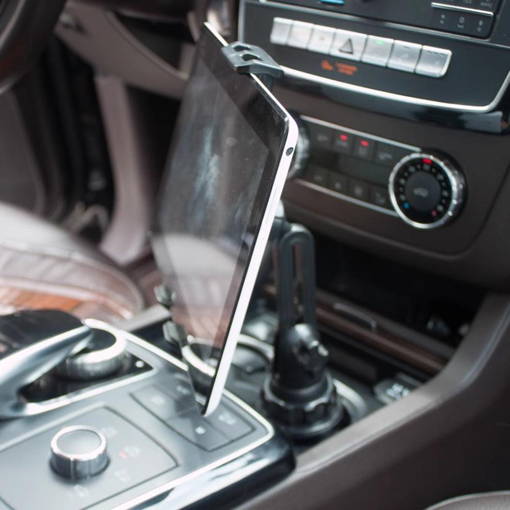 2 In 1 360 Degree Rotating Car Cup Holder Mount Phone Bracket Tablet Stand