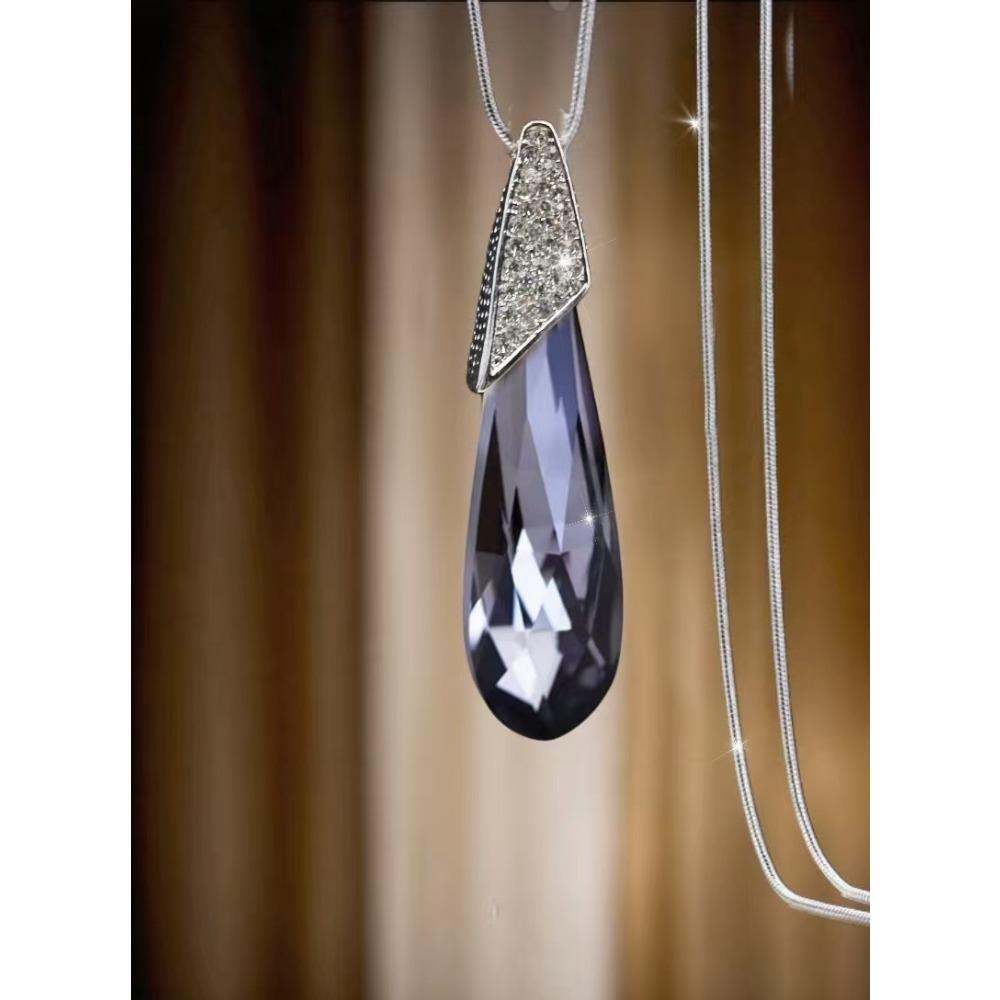 Sweater Chain Long Necklace Light Luxury High Sense Versatile Fringed Jewelry Accessories Pendant