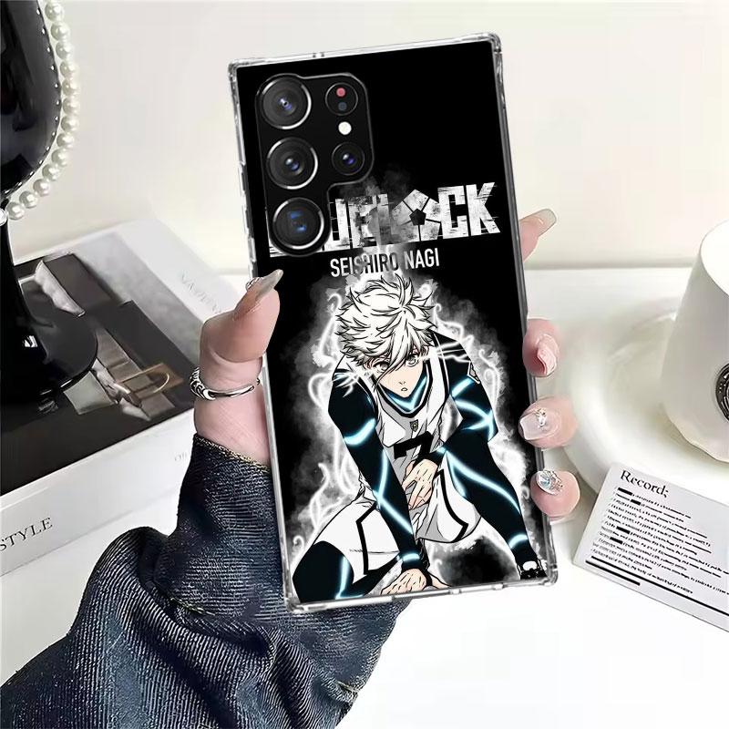 

Blue Lock Наги Сэйсиро Мягкий чехол для телефона для Samsung Galaxy S22 S23 S24 S25 Edge S26 Ultra S20 FE S21 Plus + Fundas Coque Galaxy Samsung S23 Plus