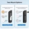 1 Pair Anti-Scratch Pads Wall Laptop Mount Universal Space Saving Notebook Computer Bracket Adhesive & Screw In Easy To Install